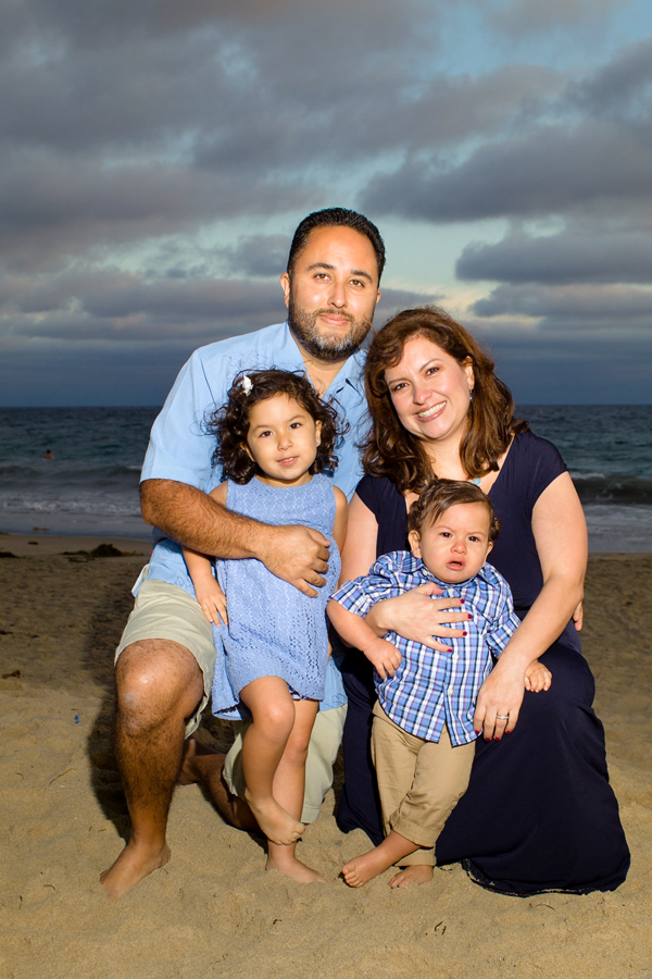family portraits for the holidays at the beach, corona del mar