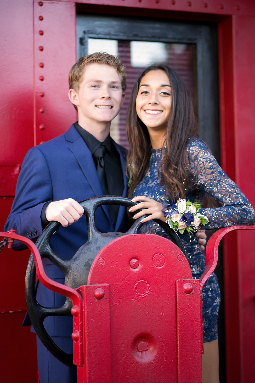 red train homecoming photos