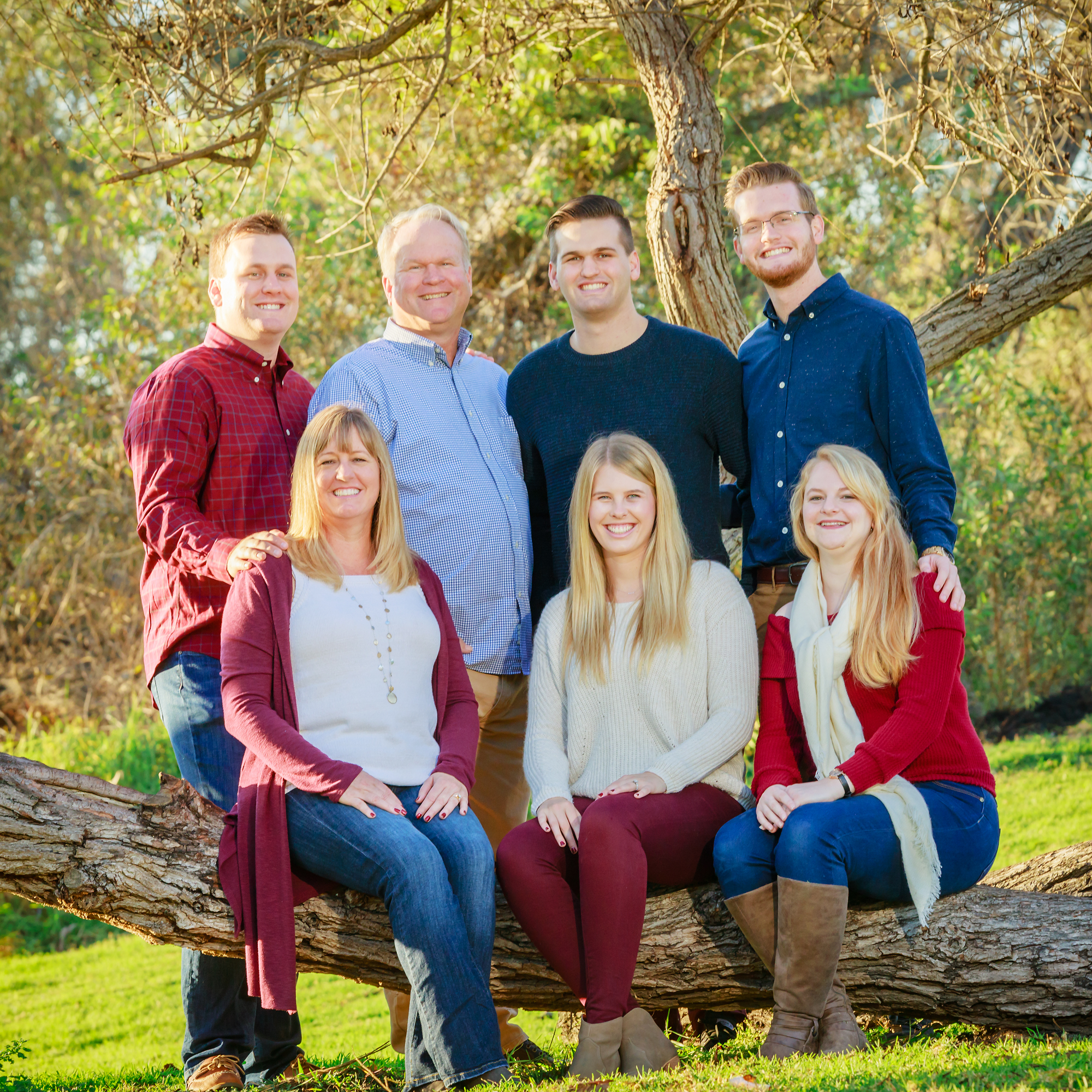 Family of 7 photography portrait