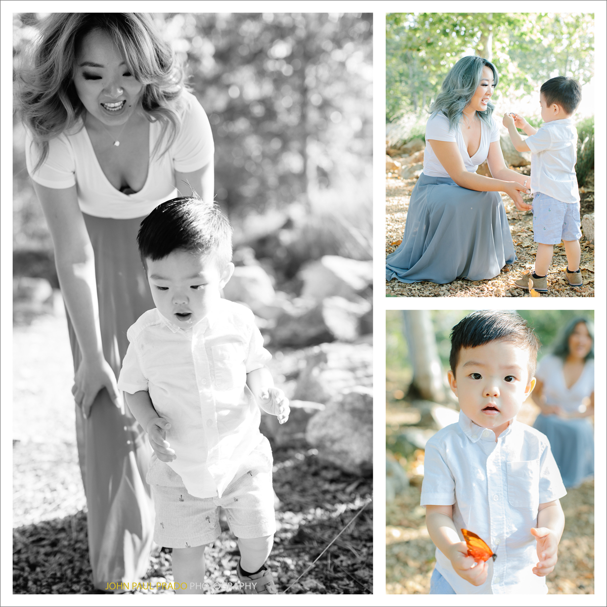 2 year son and mother photos